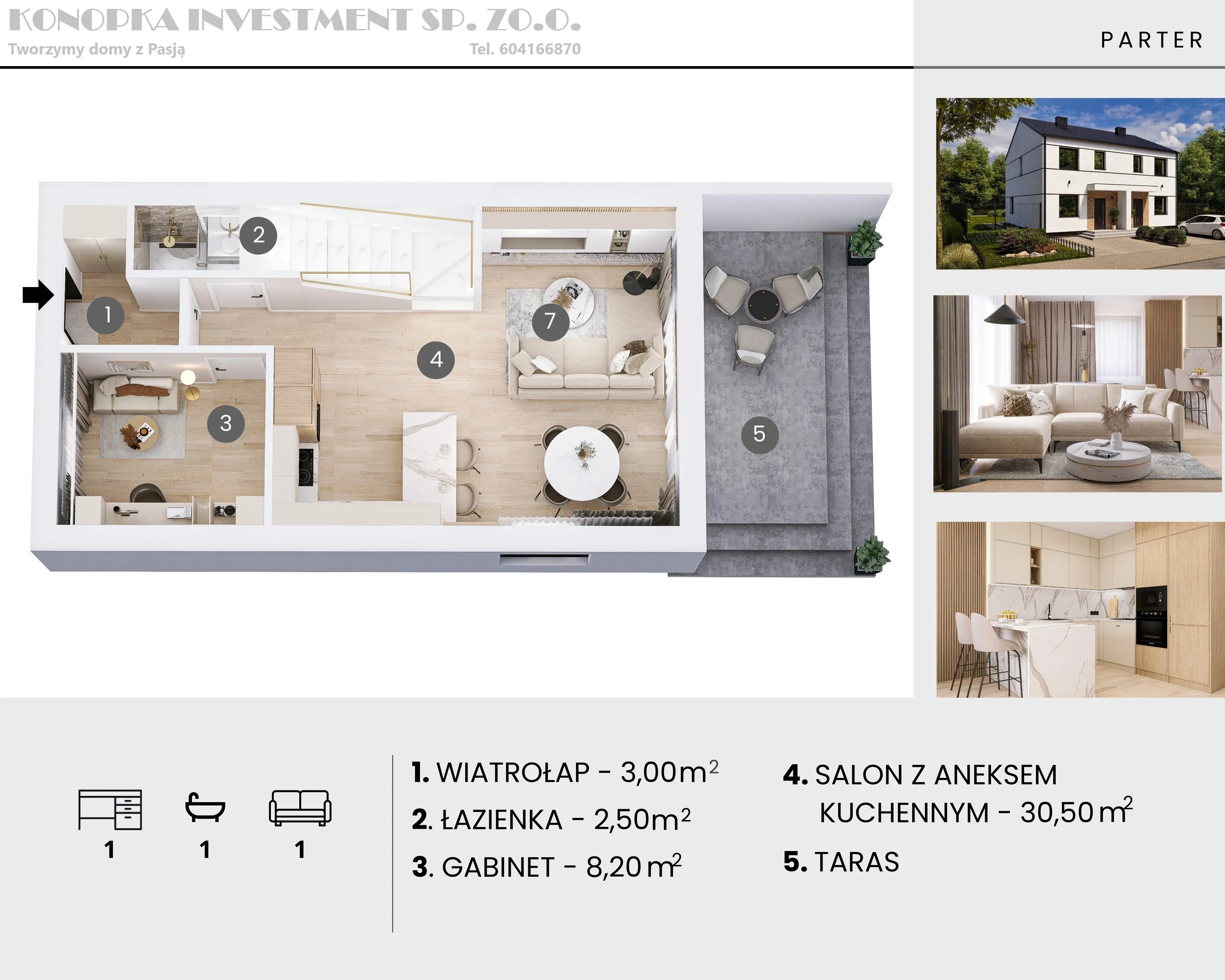 Apartament Premium A2 - widok zewnętrzny