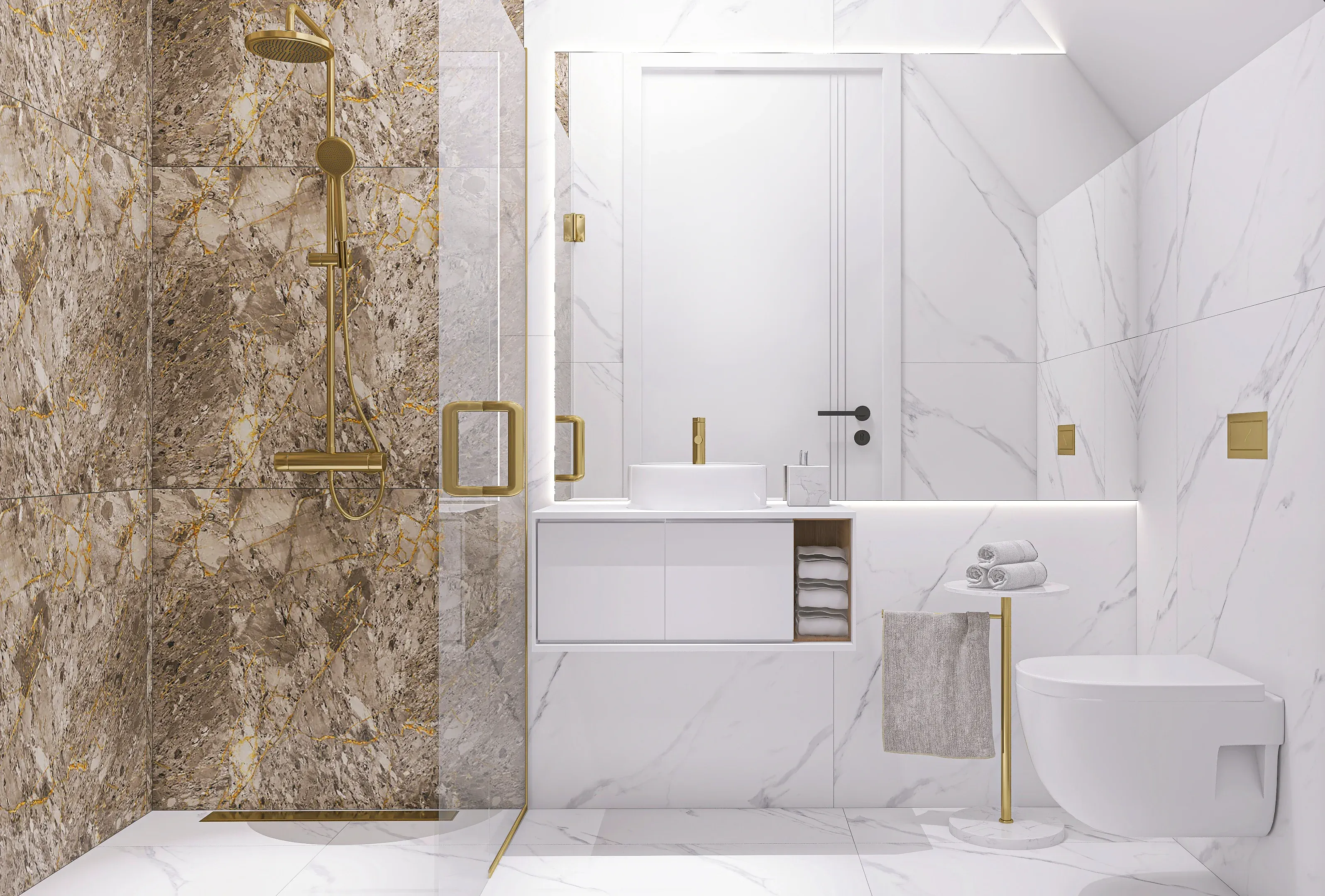 Apartament Premium A2 - łazienka parter